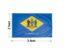 2'x3' Delaware Nylon Outdoor Flag